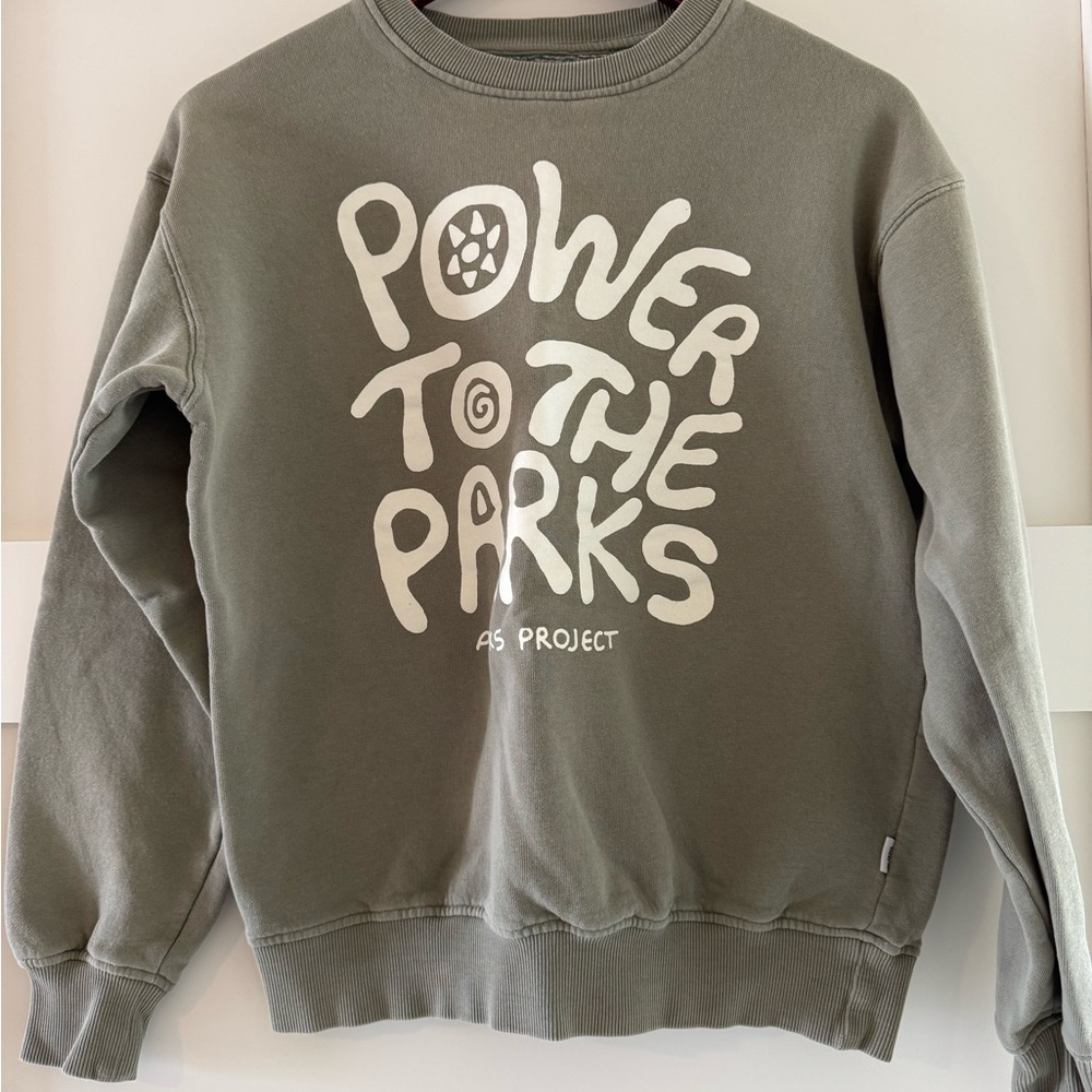 Parks Project Green Graphic Sweatshirt Unisex